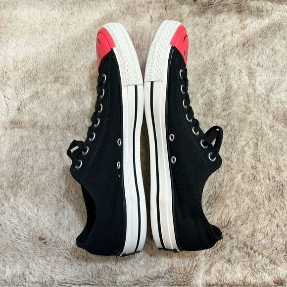 Converse CTAS OX Happy Smiley Face Black Racer Pink Sneakers Shoes M 9.5 W 11.5 - Picture 5 of 8
